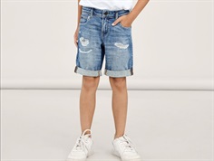 Name It medium blue denim shorts